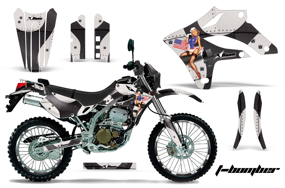 Kawasaki KLX250 04-07 Graphics Kit TBomber K NPs